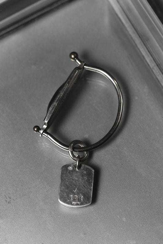Vintage Cadillac Sterling Silver Key Ring Car Shape Tag Charm 古董車型吊牌鑰匙圈