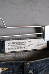 Neighborhood 12A/W 14OZ Narrow Denim Jeans 牛王 水洗布邊丹寧褲