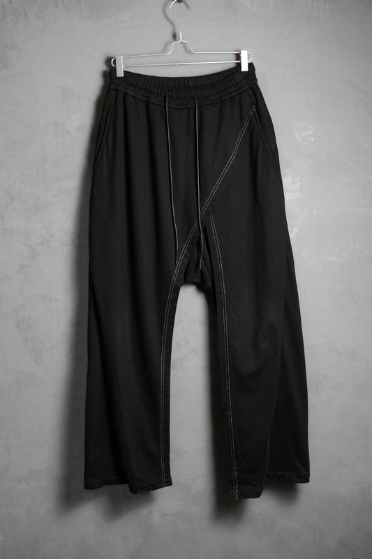 JOE CHIA Lamella Pants 馬來西亞設計師品牌 斜擋片層次低檔長褲