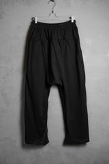 JOE CHIA ラメラパンツ マレーシアのデザイナーブランド 斜めバッフル レイヤード ローライズ トラウザーズ