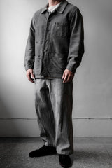 Vintage 60s Distressed Moleskin Work Jacket & 50s French Work Pants