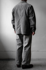Vintage 60s Distressed Moleskin Work Jacket & 50s French Work Pants