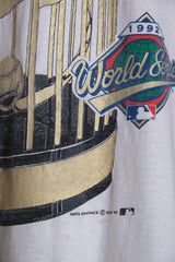 World Series 1992 Atlanta Braves Vintage Tee Made in USA Single Stitch