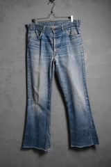 Levi’s 1970’s Vintage 684 Big E Orange Tab Bell Bottom Denim Jeans 42Talon Zipper 原版70年代橘標 丹寧大喇叭褲