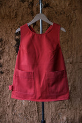 MM6 Maison Margiela T Pocket Red Tank  帆布坦克背心 輕微作舊