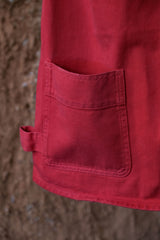 MM6 Maison Margiela T Pocket Red Tank  帆布坦克背心 輕微作舊