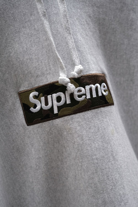 SUPREME 23F/W Camo Box Logo Hooded Sweatshirt