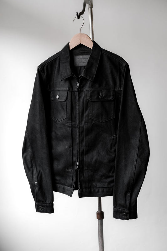 Undercover 10S/S Black Denim Jacket 高橋盾 雙拉鏈黑丹寧夾克