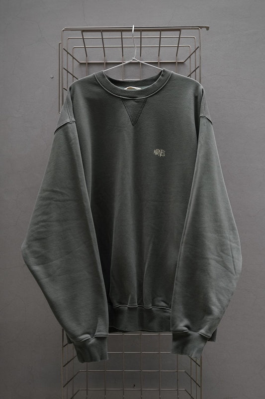 MADNESS Reverse Weave Logo Sweatshirt Shawn Yue's brand side thread university kicks