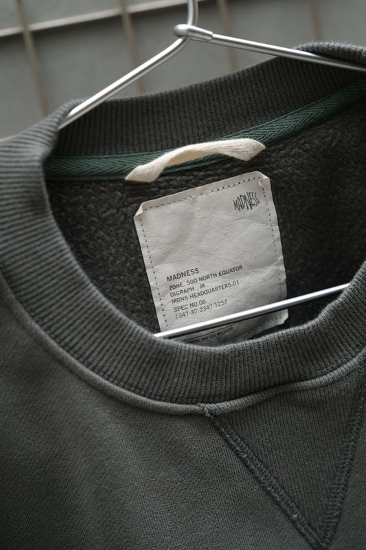 MADNESS Reverse Weave Logo Sweatshirt Shawn Yue's brand side thread university kicks