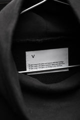 VOAAOV 24A/W Urake High Neck Sweatshirt 日本のデザイナーブランド ハイネックコットンプルオーバー