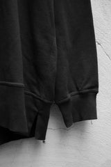 VOAAOV 24A/W Urake High Neck Sweatshirt 日本のデザイナーブランド ハイネックコットンプルオーバー