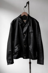 HERMES 1990's Lambskin Leather Jacket Hermès top lambskin leather jacket made in France