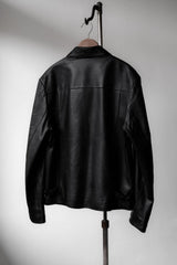 HERMES 1990's Lambskin Leather Jacket Hermès top lambskin leather jacket made in France