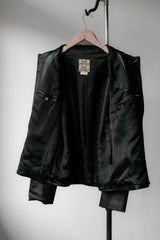 HERMES 1990's Lambskin Leather Jacket Hermès top lambskin leather jacket made in France