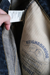Neighborhood 15S/S Washed DP MID 14OZ Selvedge Denim Jeans 裏原宿牛王 水洗布邊丹寧褲