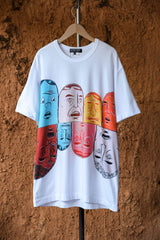 COMME des GARCONS HOMME DEUX 18S/S Barry McGee Face Tee