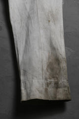 French Vintage Dirty Cotton Work Pants 法國古著 棉質斜紋布工裝褲