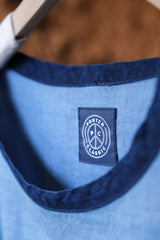 Porter Classic - LINEN BASQUE SHIRT - L.BLUE (Products at Anemone Studio)