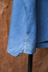 Porter Classic - LINEN BASQUE SHIRT - L.BLUE (Products at Anemone Studio)