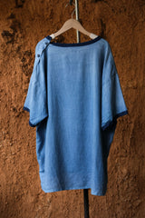 Porter Classic - LINEN BASQUE SHIRT - L.BLUE (Products at Anemone Studio)