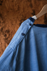 Porter Classic - LINEN BASQUE SHIRT - L.BLUE (Products at Anemone Studio)