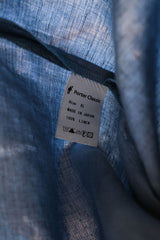 Porter Classic - LINEN BASQUE SHIRT - L.BLUE (Products at Anemone Studio)