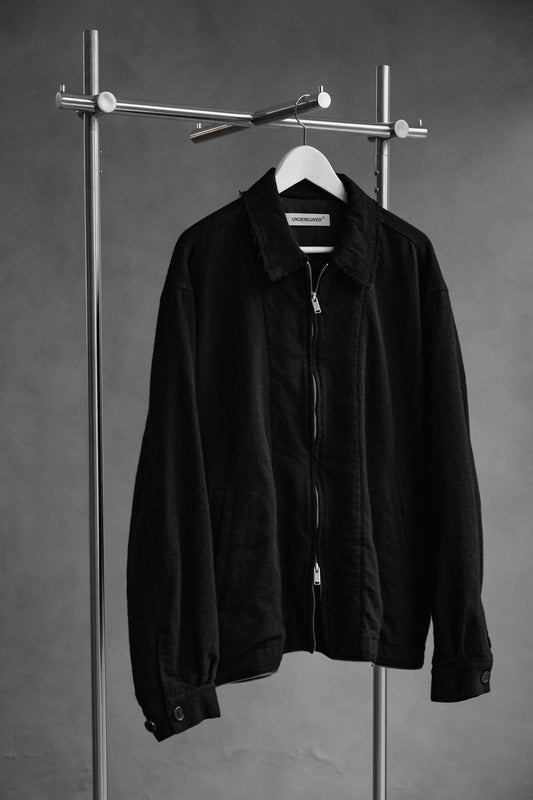 Undercover 23F/W Wool / Nylon Blend Zip-up Blouson Takahashi Shield nylon wool blend double zipper jacket