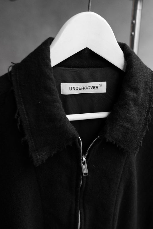 Undercover 23F/W Wool / Nylon Blend Zip-up Blouson Takahashi Shield nylon wool blend double zipper jacket