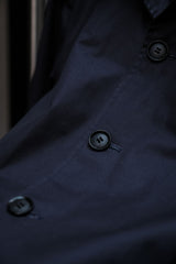 ROCOCO Ventile Short Balmacaan Coat Japanese brand windproof and waterproof short Balmacaan windbreaker made in Japan