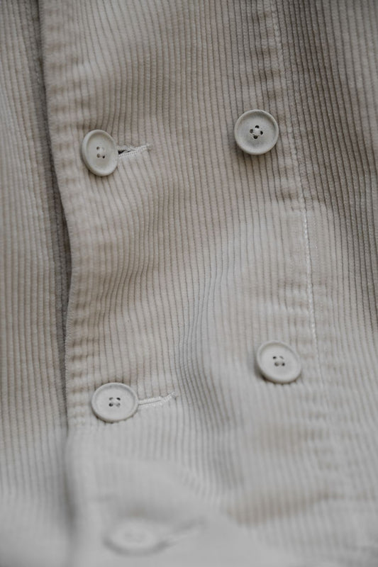 Porter Classic Corduroy Stand Collar French Double Jacket Katsuyuki Yoshida corduroy stand collar French double-breasted jacket