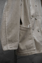 ポータークラシック コーデュロイ スタンドカラー フレンチダブルジャケット 吉田勝幸 コーデュロイ スタンドカラー フレンチダブルブレストジャケット