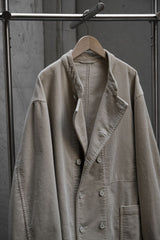 ポータークラシック コーデュロイ スタンドカラー フレンチダブルジャケット 吉田勝幸 コーデュロイ スタンドカラー フレンチダブルブレストジャケット