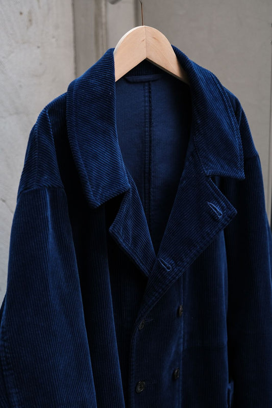 Porter Classic Corduroy Double Breasted Jacket Katsuyuki Yoshida double-breasted corduroy jacket