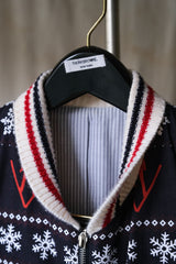 THOM BROWNE Joyce 2009F/W Pattern Blouson Jacket Made in USA Totem print short jacket