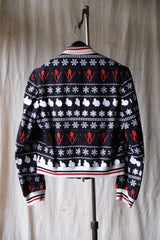 THOM BROWNE Joyce 2009F/W Pattern Blouson Jacket Made in USA Totem print short jacket