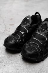 ナイキ エア クキニ トリプルブラック スニーカー フィッシュボーン ブラケット レトロスニーカー