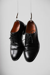 Unknown Military Style Leather Derby Shoes Vintage military style derby leather shoes