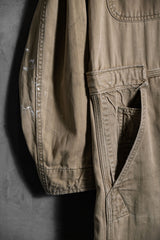 HERCULES 1940~50年代 "Nation-ALLS" ヴィンテージ HBT ツイル カバーオール オリジナル ヴィンテージ ヘリンボーン オーバーオール