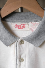 Coca Cola 90's Vintage Cropped Rugby Polo Shirt Coca Cola 90's Vintage Cropped Rugby Polo Shirt