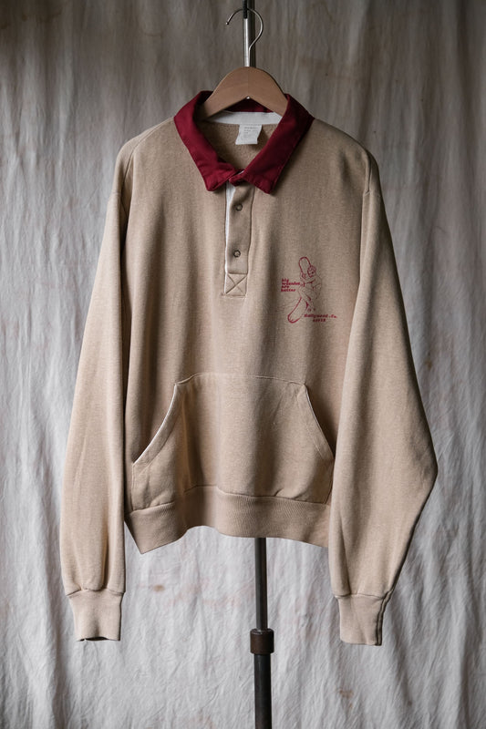 1980’s Vintage “Big Weenies Are Better” Polo Shirt 古著短板厚棉Polo衫