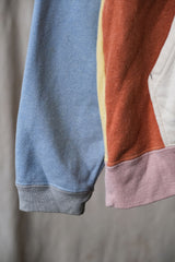 A Hope Hemp Regular Full Zip Hood Parka Japanese brand patchwork color block hooded jacket