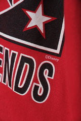 Disney Vintage Mickey Mouse Sweatshirt Made in USA Disney Vintage Mickey Mouse College T-shirt Made in USA