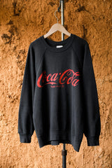 1990’s “Coca Cola” Vintage Raglan Sweatshirt 古著 可口可樂 90年代拉克蘭袖大學T