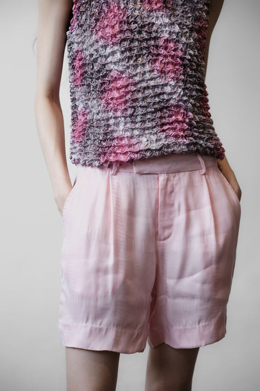 MUMA WORLD Pomelo Jacquard Short 澳洲設計師品牌 人造絲質暗紋提花短褲