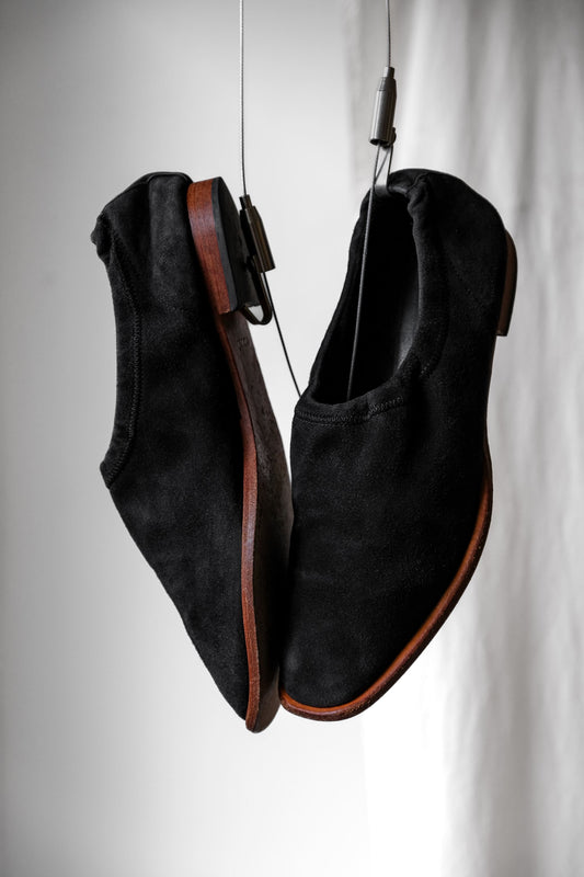 Hender Scheme Suede Square Ballet 日本手工鞋履品牌 麂皮方頭芭蕾舞鞋