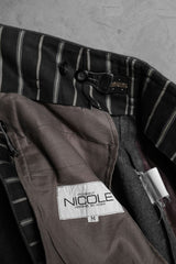 Japanese Vintage “NICOLE by Koba” Wool Tuck Pants 日本古著 高腰羊毛打褶西裝褲