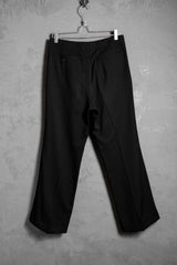 1970’s Vintage Jacquard Tuck Pants Talon Zipper 古著暗紋打褶西裝褲