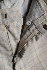 1980’s Vintage Plaid Slacks Scovill Zipper 古著格紋西裝褲