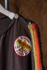 ヴィンテージ YMCA Y-インディアン ガイド パッチ フリンジ シャツ